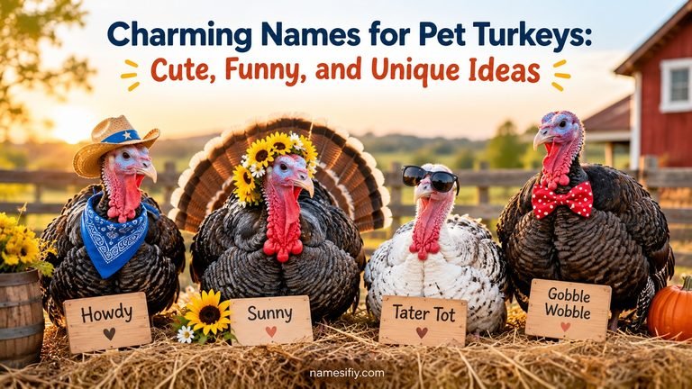 Charming Names for Pet Turkeys