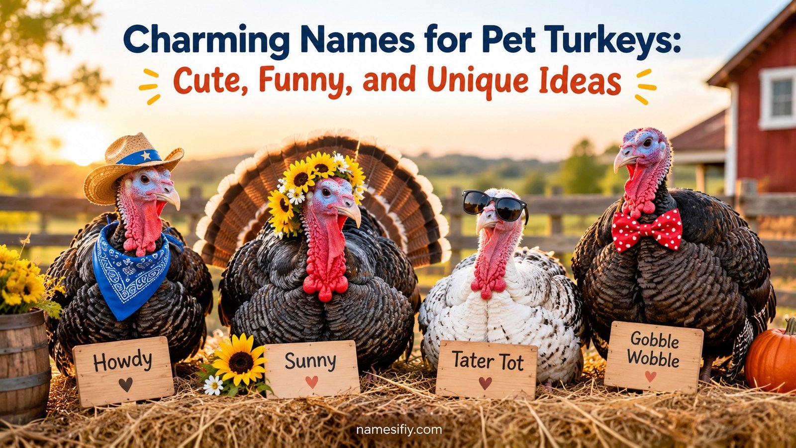 Charming Names for Pet Turkeys