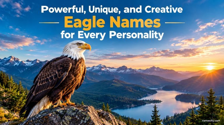 Powerful, Unique, and Creative Eagle Names