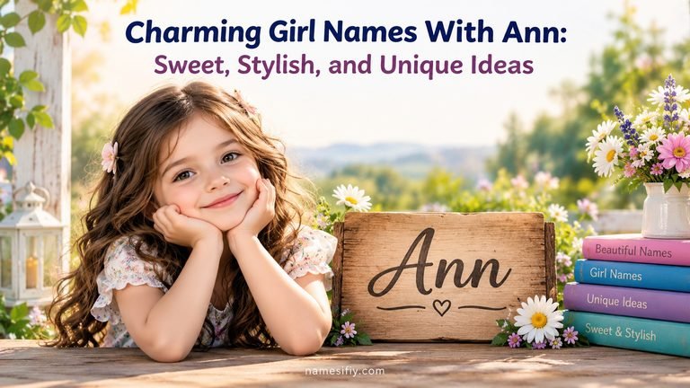 Charming Girl Names With Ann