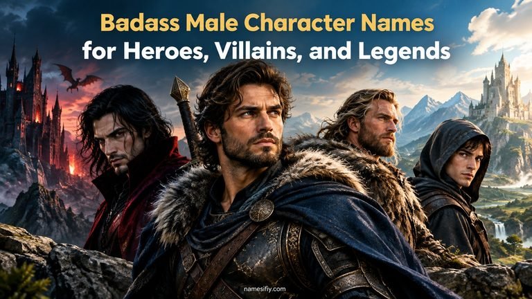 Badass Male Character Names