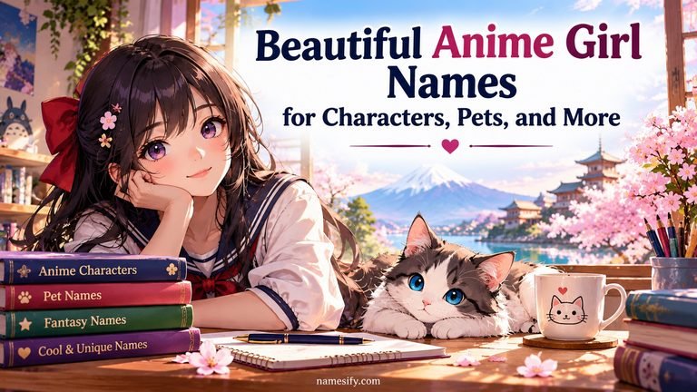 Beautiful Anime Girl Names for