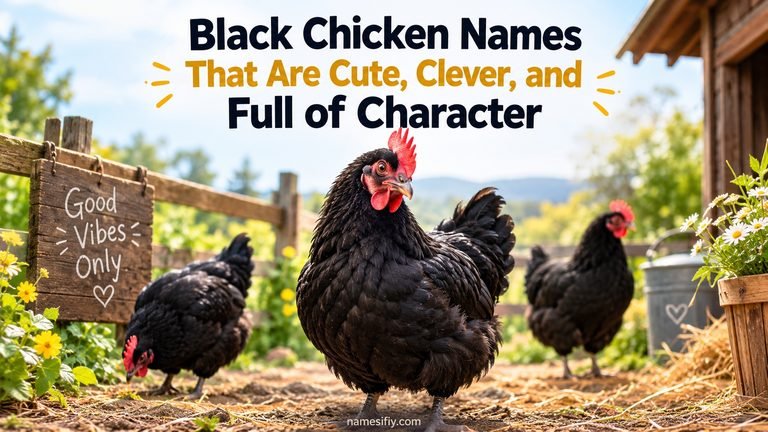 Black Chicken Names