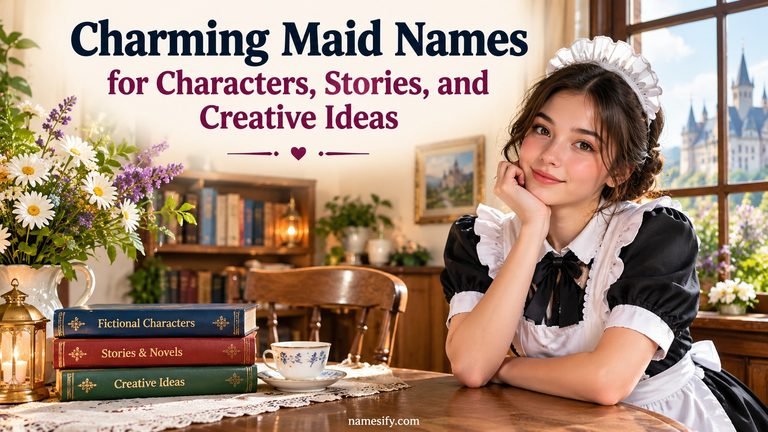 Charming Maid Names for Characters