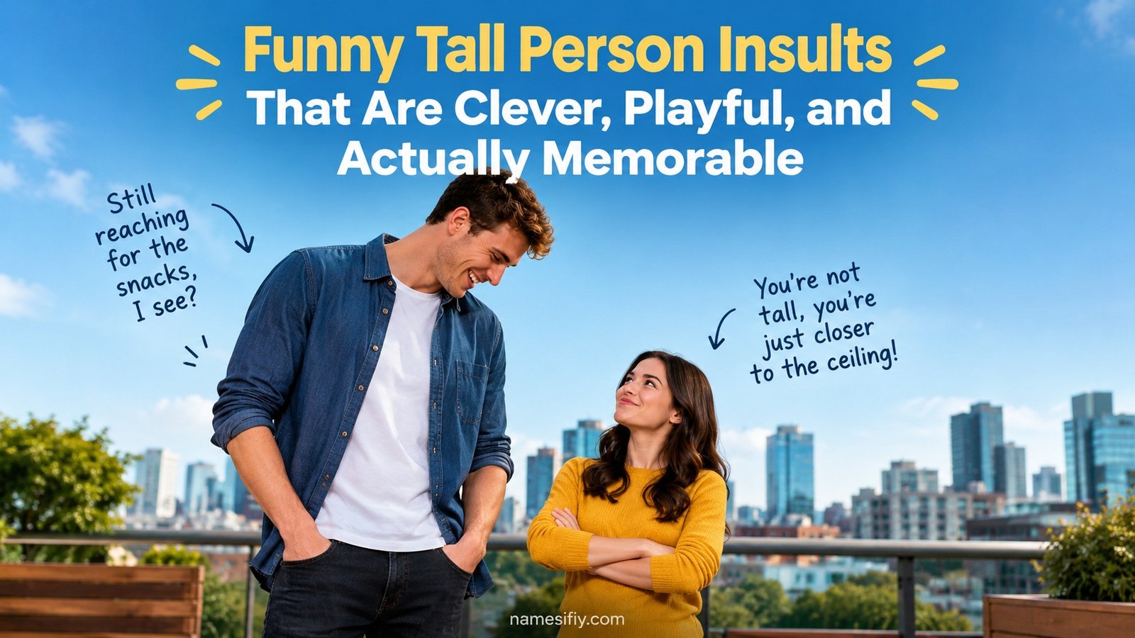 Funny Tall Person Insults