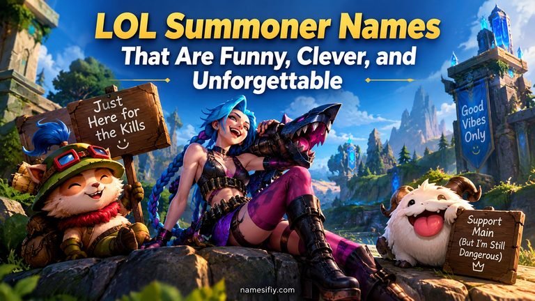 LOL Summoner Names