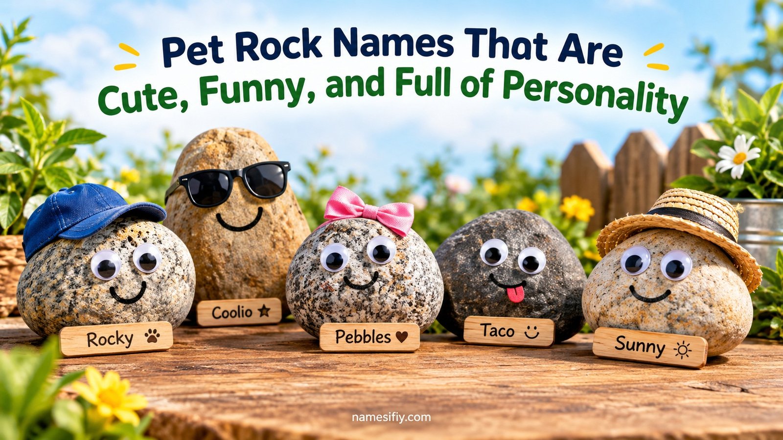 Pet Rock Names That Are Cute