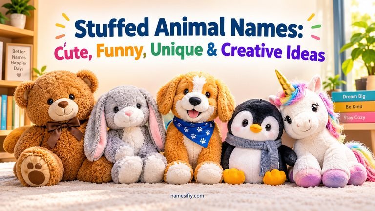 Stuffed Animal Names