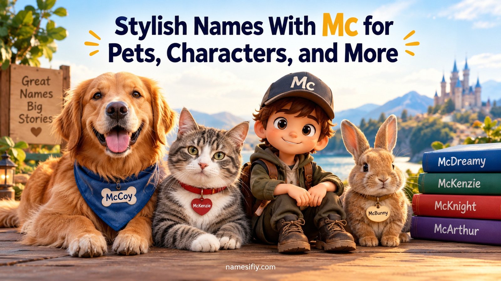 Stylish Names With Mc for Pets,